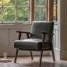Neyland Heritage Armchair Green Leather Neyland Heritage Armchair Green Leather