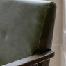 Neyland Heritage Armchair Green Leather Neyland Heritage Armchair Green Leather