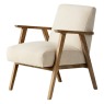Neyland Natural Linen Armchair