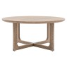 Craft Smoked Round Coffee Table