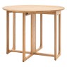 Gallery Direct Craft Folding Dining Table Natural