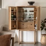 Gallery Direct Craft Cocktail Cabinet, Natural Gallery Direct Craft Cocktail Cabinet, Natural
