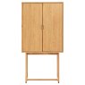 Gallery Direct Craft Cocktail Cabinet, Natural Gallery Direct Craft Cocktail Cabinet, Natural