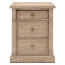 Gallery Direct Vancouver 3 Drawer Bedside
