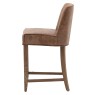 Tarnby Brown Leather Bar Stool Tarnby Brown Leather Bar Stool