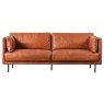 Wigmore 3 Seater Brown Leather Sofa Wigmore 3 Seater Brown Leather Sofa