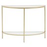 Gallery Direct Hudson Champagne Console Table Gallery Direct Hudson Champagne Console Table