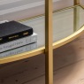 Gallery Direct Hudson Champagne Console Table Gallery Direct Hudson Champagne Console Table