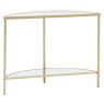 Gallery Direct Hudson Champagne Console Table Gallery Direct Hudson Champagne Console Table