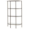 Gallery Direct Hudson Bronze Display Unit Gallery Direct Hudson Bronze Display Unit