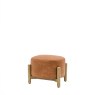 Tindon Vintage Brown Leather Footstool Tindon Vintage Brown Leather Footstool
