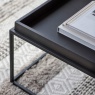 Forden Black Tray Coffee Table Forden Black Tray Coffee Table