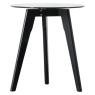 Blair Black Round Side Table