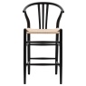 Whitney Bar Stool Black Whitney Bar Stool Black