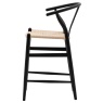 Whitney Bar Stool Black Whitney Bar Stool Black