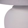 Rhodes White Ceramic Lamp base with Shade Rhodes White Ceramic Lamp base with Shade