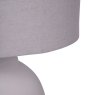 Rhodes White Ceramic Lamp base with Shade Rhodes White Ceramic Lamp base with Shade