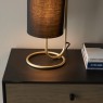 Klip Table Lamp Antique Brass & Black Klip Table Lamp Antique Brass & Black