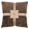 Basketweave Chenille Chocolate Cushion 2 Pack Basketweave Chenille Chocolate Cushion 2 Pack