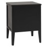 Acton Black 2 Drawer Bedside Acton Black 2 Drawer Bedside