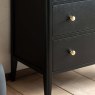 Acton Black 3 Drawer Chest Acton Black 3 Drawer Chest