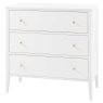 Acton White 3 Drawer Chest Acton White 3 Drawer Chest
