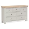 Harbour Stone Grey 3 over 4 Drawer Chest