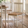 Gallery Direct Eton Dining Chair- White Gallery Direct Eton Dining Chair- White
