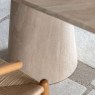 Gallery Direct Pedra Oval Dining Table Travertine Gallery Direct Pedra Oval Dining Table Travertine