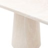 Gallery Direct Pedra Oval Dining Table Travertine Gallery Direct Pedra Oval Dining Table Travertine