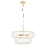 Montrose 6 Pendant Light Brushed Aged Brass Montrose 6 Pendant Light Brushed Aged Brass