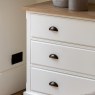 Gallery Direct Eton 3 Drawer Chest - White Gallery Direct Eton 3 Drawer Chest - White