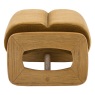 Gallery Direct Marco Footstool - Golden Gallery Direct Marco Footstool - Golden