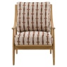 Gallery Direct Reliant Indra Stripe Armchair Gallery Direct Reliant Indra Stripe Armchair