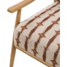 Gallery Direct Reliant Indra Stripe Armchair Gallery Direct Reliant Indra Stripe Armchair