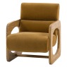 Gallery Direct Marco Armchair- Golden Gallery Direct Marco Armchair- Golden