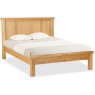 Fairfax Bedroom Oak 46 Double Panelled Bedframe