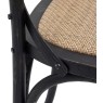 Gallery Direct Cafe Black Rattan Chair Gallery Direct Cafe Black Rattan Chair