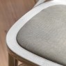 Gallery Direct Cafe White Linen Chair Gallery Direct Cafe White Linen Chair