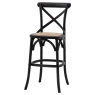 Gallery Direct Cafe Black Barstool Gallery Direct Cafe Black Barstool