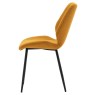 Gallery Direct Manford Dining Chair, Saffron Gallery Direct Manford Dining Chair, Saffron