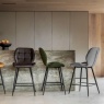 Gallery Direct Manford Barstool, Bottle Green Gallery Direct Manford Barstool, Bottle Green