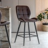 Gallery Direct Manford Barstool, Brown Gallery Direct Manford Barstool, Brown