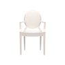 Kartell Louis Ghost by Philippe Starck Glossy White Chair