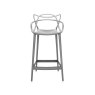 Kartell Masters by Phillippe Starck Stool H.65 Grey Kartell Masters by Phillippe Starck Stool H.65 Grey