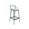 Kartell Masters by Phillippe Starck Stool H.75 Sage Kartell Masters by Phillippe Starck Stool H.75 Sage