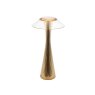 Kartell Space by Adam Tihany Gold Lamp