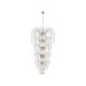 13 Light Chrome Waterfall Light