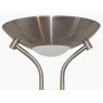 Mother & Child Satin Silver Halogen Floor Lamp