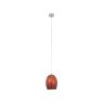 Crackle 1 Light Red Pendant